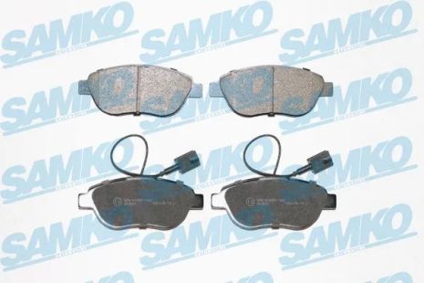 Комплект тормозных колодок FIAT PUNTO, FIAT DOBLO, FIAT GRANDE, SAMKO (5SP1657)