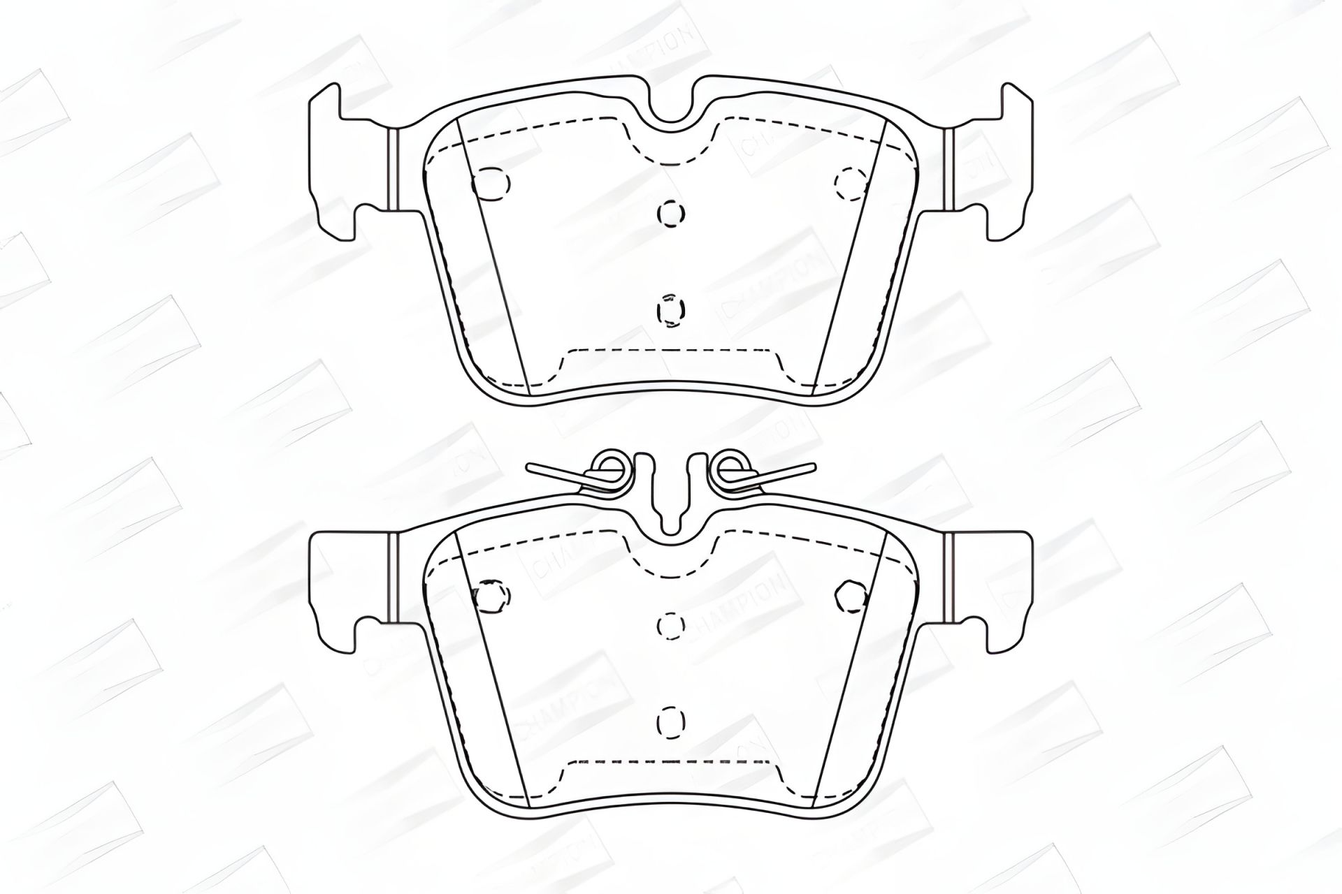 Гальмівних колодок комплект MB C-CLASS, CHAMPION (573609CH) Гальмівних колодок комплект MB C-CLASS, CHAMPION (573609CH)
