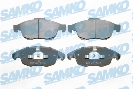 Комплект гальмівних колодок PEUGEOT 5008, CITROËN BERLINGO, CITROËN C4, SAMKO (5SP1351)