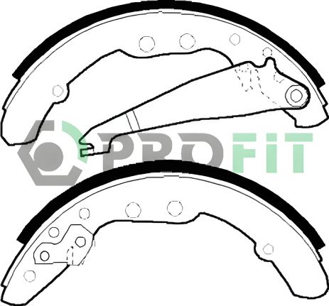Тормозных колодок комплект SEAT INCA, VW CADDY, AUDI 100, PROFIT (50010409) Тормозных колодок комплект SEAT INCA, VW CADDY, AUDI 100, PROFIT (50010409)