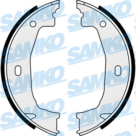Набір колодок гальма стоянки ALPINA B3, BMW 1, BMW 2, SAMKO (88100) Набір колодок гальма стоянки ALPINA B3, BMW 1, BMW 2, SAMKO (88100)