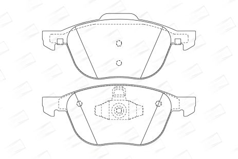 Колодок гальмівних комплект VOLVO V40, MAZDA 5, FORD GRAND, CHAMPION (573209CH) Колодок гальмівних комплект VOLVO V40, MAZDA 5, FORD GRAND, CHAMPION (573209CH)