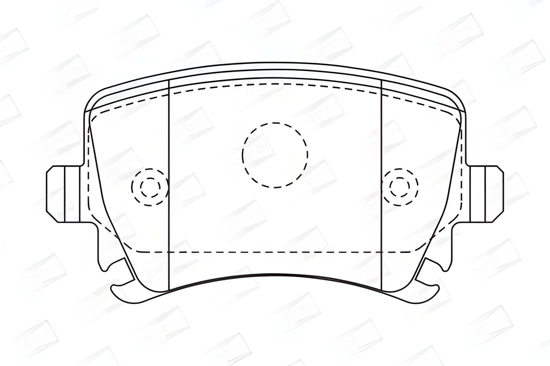 Комплект гальмівних колодок SEAT Leon, VW Touran, Skoda Octavia, Champion (573158CH) Комплект гальмівних колодок SEAT Leon, VW Touran, Skoda Octavia, Champion (573158CH)