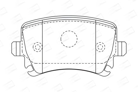Комплект гальмівних колодок SEAT Leon, VW Touran, Skoda Octavia, Champion (573158CH) Комплект гальмівних колодок SEAT Leon, VW Touran, Skoda Octavia, Champion (573158CH)