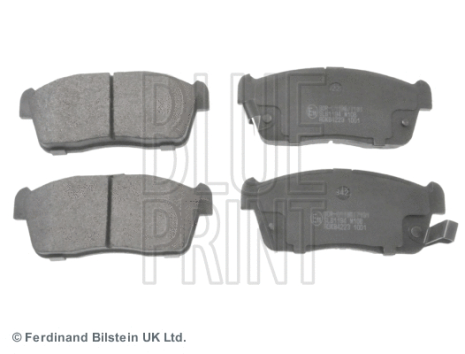 Комплект гальмівних колодок PEUGEOT ION, CITROËN C-ZERO, MITSUBISHI i, BLUE PRINT (ADK84223)