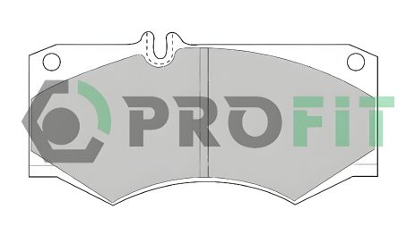 Комплект гальмівних колодок MB T2/LN1, MB G-CLASS, MB T1, PROFIT (50000239)