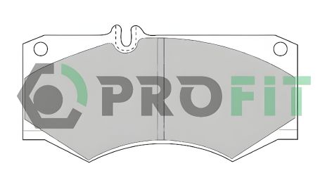 Комплект гальмівних колодок MB T2/LN1, MB G-CLASS, MB T1, PROFIT (50000239)