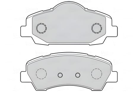 Комплект тормозных колодок для CITROËN C4, PEUGEOT 308, PEUGEOT 301 от VALEO (302155)