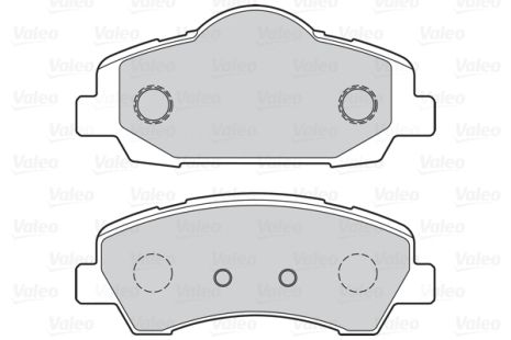 Комплект гальмівних колодок CITROËN C4, PEUGEOT 308, PEUGEOT 301, VALEO (302155)