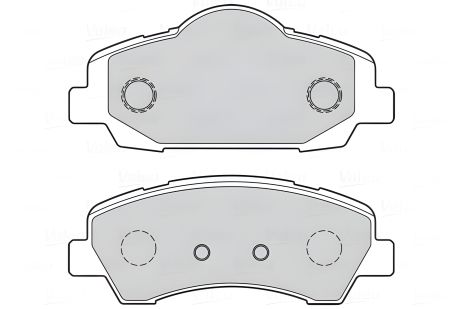 Комплект тормозных колодок для CITROËN C4, PEUGEOT 308, PEUGEOT 301 от VALEO (302155)