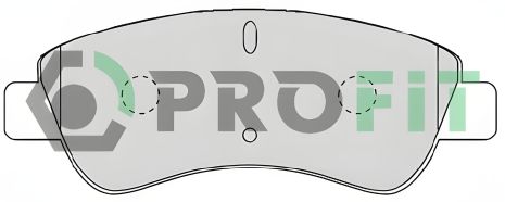 Тормозные колодки PEUGEOT 1007, CITROËN DS3, C4, PROFIT (50001399) Тормозные колодки PEUGEOT 1007, CITROËN DS3, C4, PROFIT (50001399)