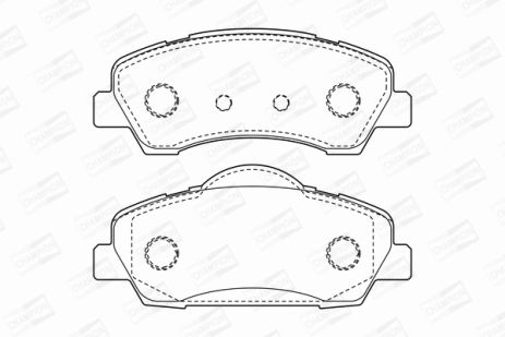 Тормозной колодки комплект PEUGEOT 301, CITROËN C4, CITROËN C-ELYSEE, CHAMPION (573461CH) Тормозной колодки комплект PEUGEOT 301, CITROËN C4, CITROËN C-ELYSEE, CHAMPION (573461CH)