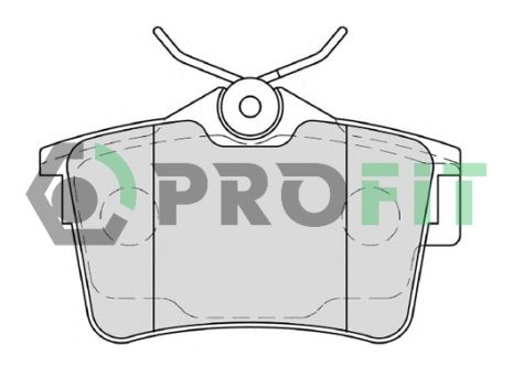 Комплект тормозных колодок PEUGEOT 308, CITROËN BERLINGO, PEUGEOT PARTNER, PROFIT (50004250)