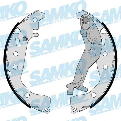 Комплект гальмівних колодок DAIHATSU CHARADE, GREAT WALL, SUBARU JUSTY, SAMKO (81203)