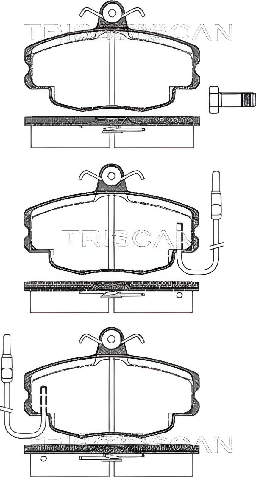 Гальмівних колодок комплект PEUGEOT 309, RENAULT CLIO, RENAULT 21, TRISCAN (811010041) Гальмівних колодок комплект PEUGEOT 309, RENAULT CLIO, RENAULT 21, TRISCAN (811010041)