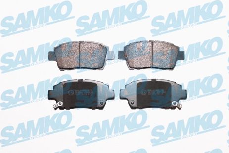 Комплект гальмівних колодок TOYOTA CELICA, TOYOTA YARIS, SAMKO (5SP1062)