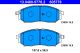 Комплект тормозных колодок RENAULT KOLEOS, INFINITI Q70, NISSAN QASHQAI, ATE (13046057782)