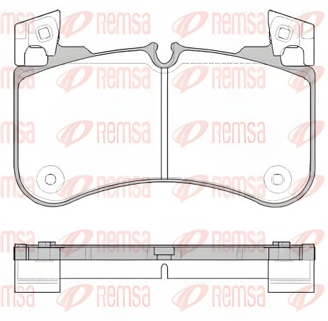 Тормозные колодки комплект для LAND ROVER, REMSA (183100)