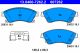 Комплект тормозных колодок OPEL ASTRA, CHEVROLET CRUZE, CHEVROLET AVEO, ATE (13046072622)