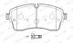 Тормозные колодки комплект JAGUAR E-PACE/LAND ROVER, FERODO (FDB5221)