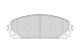 Комплект тормозных колодок JEEP CHEROKEE, FERODO (FDB4882)