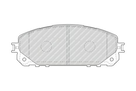 Комплект гальмівних колодок для JEEP CHEROKEE від FERODO (FDB4882) Комплект гальмівних колодок для JEEP CHEROKEE від FERODO (FDB4882)
