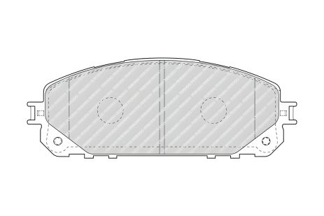 Комплект гальмівних колодок для JEEP CHEROKEE від FERODO (FDB4882) Комплект гальмівних колодок для JEEP CHEROKEE від FERODO (FDB4882)