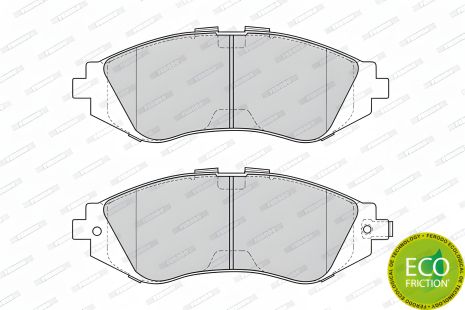 Гальмівні колодки CHEVROLET ZAFIRA, SAAB 9-3, DAEWOO LEGANZA, FERODO (FDB1116)