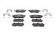 Комплект тормозных колодок SUBARU OUTBACK, SUBARU FORESTER, SUBARU TRIBECA, ATE (13046057972)