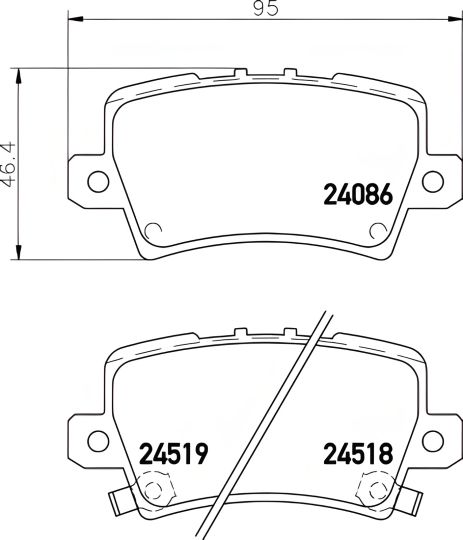 Комплект тормозных колодок HONDA CIVIC, NISSHINBO (NP8039) Комплект тормозных колодок HONDA CIVIC, NISSHINBO (NP8039)