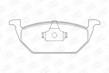 Комплект тормозных колодок SEAT IBIZA, SKODA KAMIQ, AUDI A1, CHAMPION (571985CH)