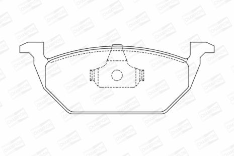 Комплект тормозных колодок SEAT IBIZA, SKODA KAMIQ, AUDI A1, CHAMPION (571985CH)