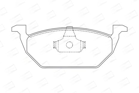 Гальмівних колодок комплект SEAT IBIZA, SKODA KAMIQ, AUDI A1, CHAMPION (571985CH)