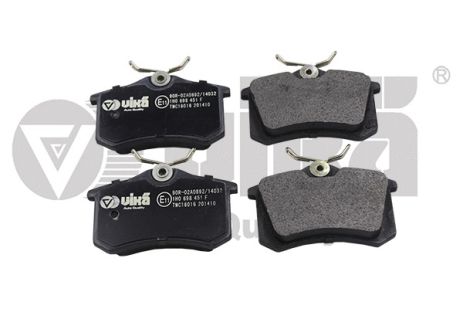 Комплект гальмівних колодок VW JETTA, SEAT CORDOBA, SEAT IBIZA, VIKA (66981100801) Комплект гальмівних колодок VW JETTA, SEAT CORDOBA, SEAT IBIZA, VIKA (66981100801)