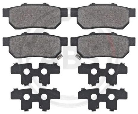Комплект тормозных колодок HONDA JAZZ, HONDA CITY, HONDA CIVIC, A.B.S. (36870)