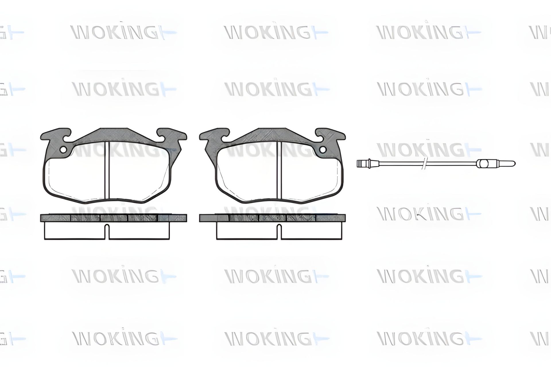 Комплект гальмівних колодок для FIAT SCUDO, CITROËN SAXO, TALBOT MURENA, WOKING (P092312) Комплект гальмівних колодок для FIAT SCUDO, CITROËN SAXO, TALBOT MURENA, WOKING (P092312)