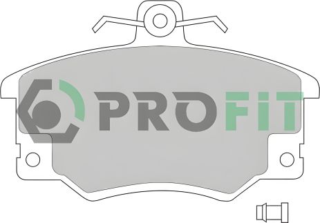 Гальмівних колодок комплект AUTOBIANCHI Y10, LANCIA Y, ALFA ROMEO, PROFIT (50000370)