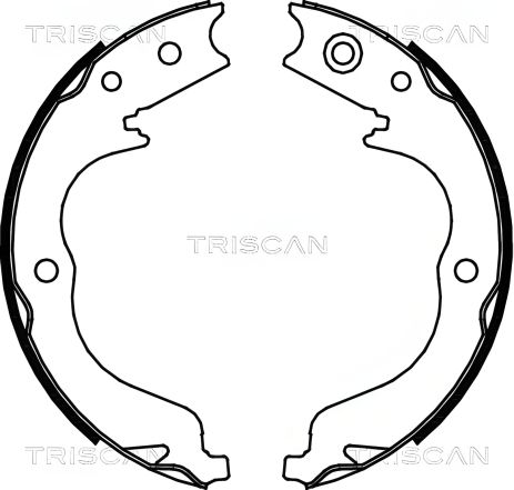 Комплект гальмівних колодок для SUBARU IMPREZA, PEUGEOT 4007, CITROËN C-CROSSER, TRISCAN (810010029)