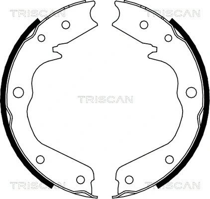 Комплект колодок гальма стоянки OPEL FRONTERA, TRISCAN (810024002)