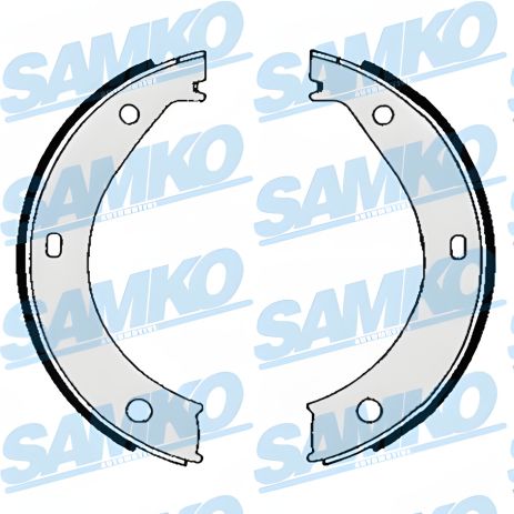 Комплект колодок гальма стоянки для ALPINA ROADSTER, MASERATI GHIBLI, BMW Z8, SAMKO (84690) Комплект колодок гальма стоянки для ALPINA ROADSTER, MASERATI GHIBLI, BMW Z8, SAMKO (84690)