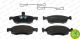 Комплект тормозных колодок RENAULT LOGAN, DACIA LOGAN, DACIA SANDERO, FERODO (FDB4035)