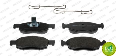 Комплект тормозных колодок RENAULT LOGAN, DACIA LOGAN, DACIA SANDERO, FERODO (FDB4035)