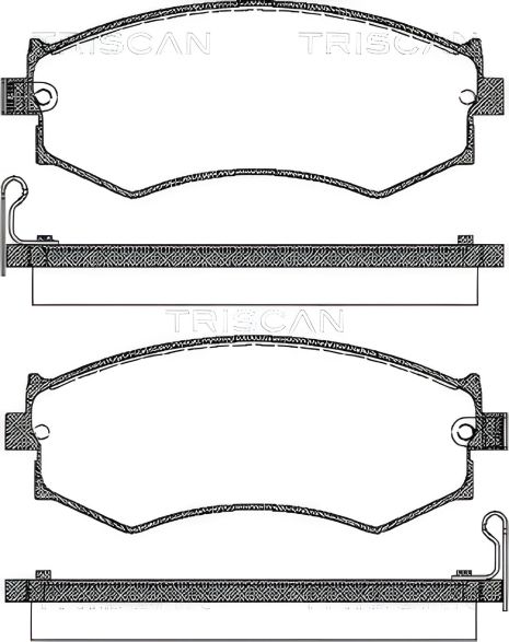 Гальмівних колодок комплект INFINITI G20, NISSAN PRIMERA, NISSAN PRAIRIE, TRISCAN (811014996) Гальмівних колодок комплект INFINITI G20, NISSAN PRIMERA, NISSAN PRAIRIE, TRISCAN (811014996)