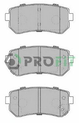 Комплект тормозных колодок HYUNDAI i30, KIA PRO, KIA CEE'D, PROFIT (50001956)