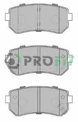 Комплект гальмівних колодок HYUNDAI i30, KIA PRO, KIA CEE'D, PROFIT (50001956)