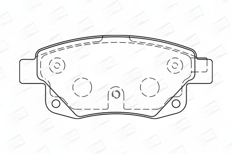 FORD TRANSIT Комплект колодок гальмівних, CHAMPION (573277CH) FORD TRANSIT Комплект колодок гальмівних, CHAMPION (573277CH)