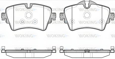 Гальмівних колодок комплект WOKING BMW 2 (P1499308) Гальмівних колодок комплект WOKING BMW 2 (P1499308)