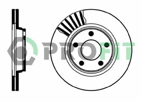 Диск тормозной VW PASSAT, AUDI A4, PROFIT (50101003)