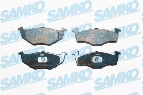 Комплект тормозных колодок SKODA ROOMSTER, VW FOX, SEAT AROSA, SAMKO (5SP638)