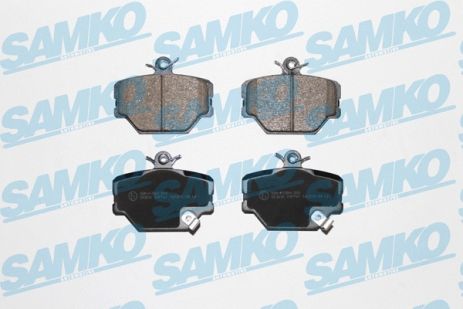 Комплект тормозных колодок SMART FORTWO, SMART ROADSTER, SMART CITY-COUPE, SAMKO (5SP761)